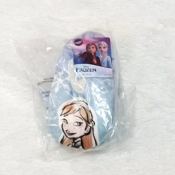 Girl's Toddler "FROZEN" Slip-On Faux Fur Slippers (Size 2T-3T) Multicolo… - Picture 5 of 6